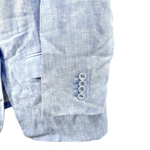 Everlane the linen oversized blazer in blue Size 8 - Picture 9 of 11